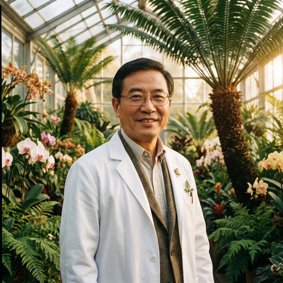 高清动漫植物专家陈教授